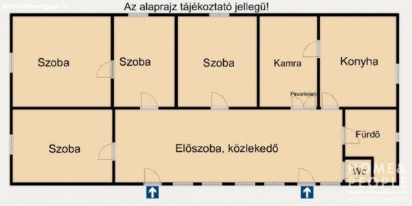 Mezőkovácsházán 4 szobás családi ház eladó! - Mezőkovácsháza