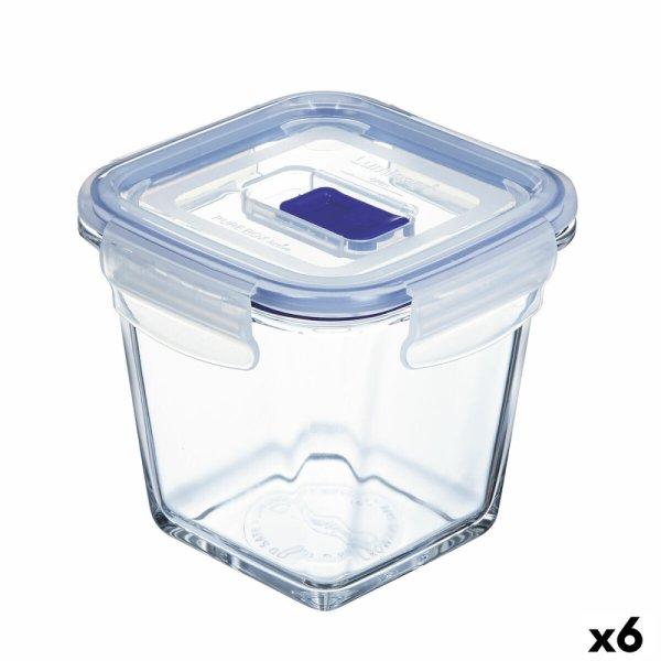 Hermetikus ebéddoboz Luminarc Pure Box Active 11,4 x 11,4 x 11 cm 750 ml
Kétszínű Üveg (6 egység)