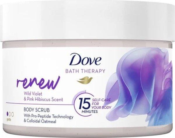 Dove Bőrradír Bath Therapy Renew (Body Scrub) 295 ml
