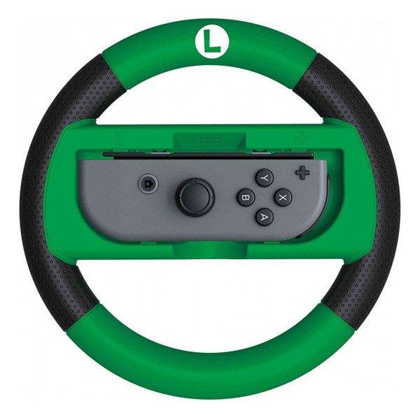HORI Nintendo Joy-Con Wheel Deluxe, kormánykerék tartóval Joy-Con
vezérlőhöz - Luigi - NSW-NSP1162