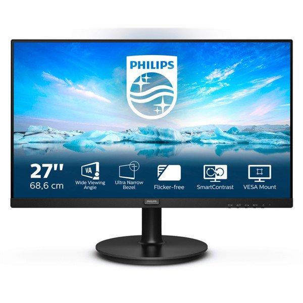 PHILIPS VA monitor 27" 271V8LA, 1920x1080, 16:9, 250cd/m2, 4ms, VGA/HDMI,
hangszóró