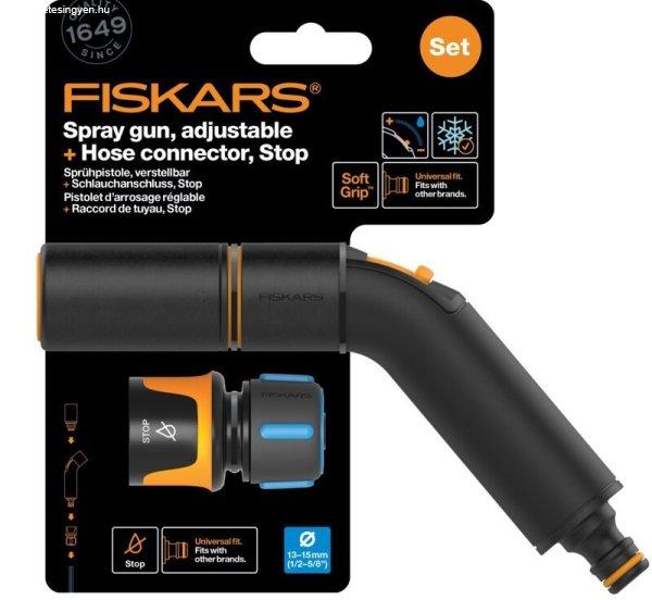 Fiskars Comfort locsolópisztoly, állítható fejjel + CF tömlőcsatlakozó
13-15mm