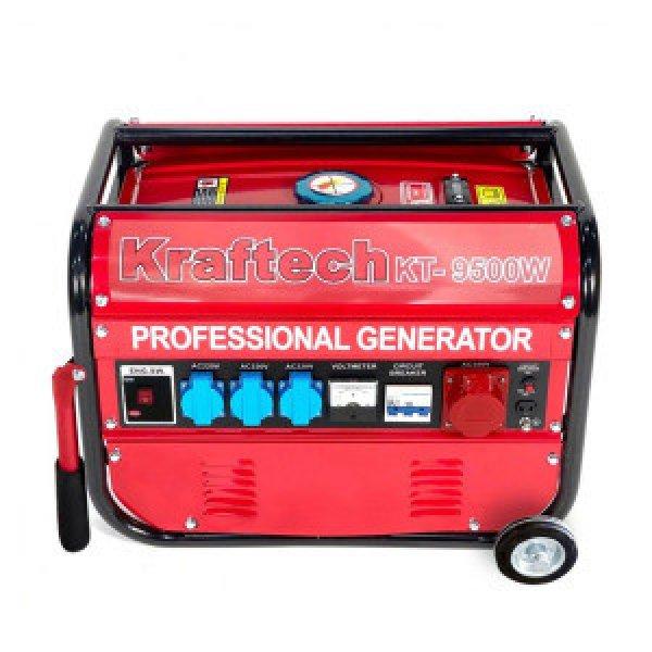 Kraftech benzinmotoros generátor áramfejlesztő 9500W, KT-9500W