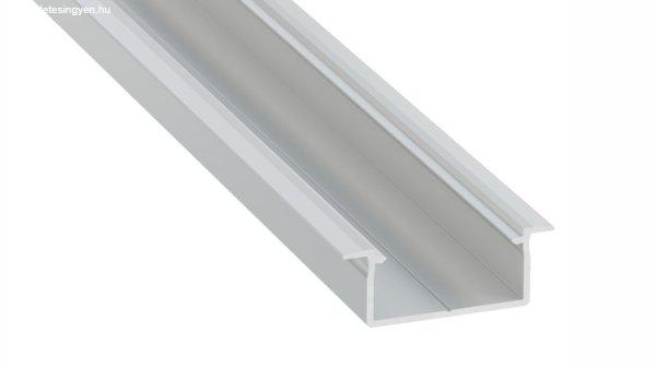 LED Alumínium Profil Beépíthető [GEMI] Ezüst 3 méter