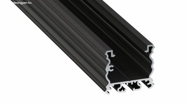 LED Alumínium Profil TALIA Fekete 1 méter