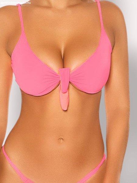  Bikini felső, kivehető párnával - neonkorál S-L méret 