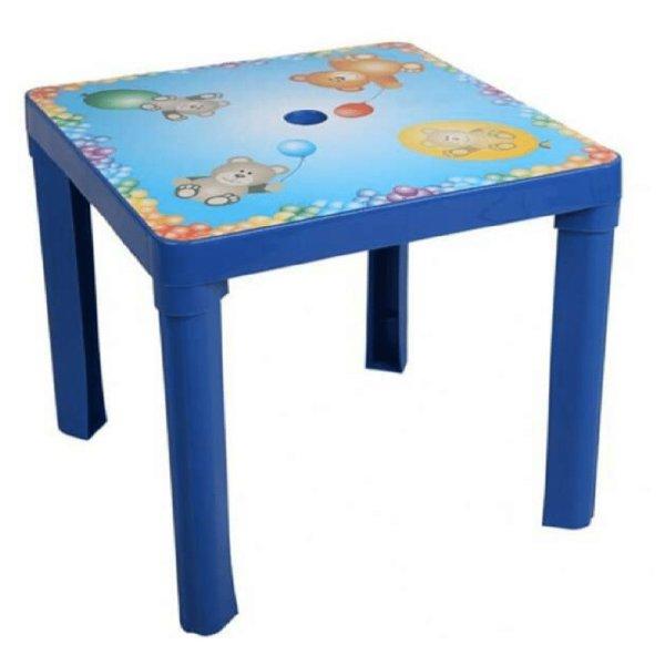 Macis kék színű kisgyermek műanyag asztalka –
kertbe, teraszra vagy akár a gyerekszobába (BBJ)