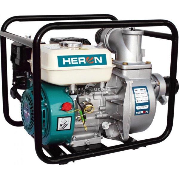 HERON Heron, benzinmotoros vízszivattyú, 6,5 LE, max.1100l/min, max. 28m
emelőmagasság, 3''csőátmérő (EPH-80)