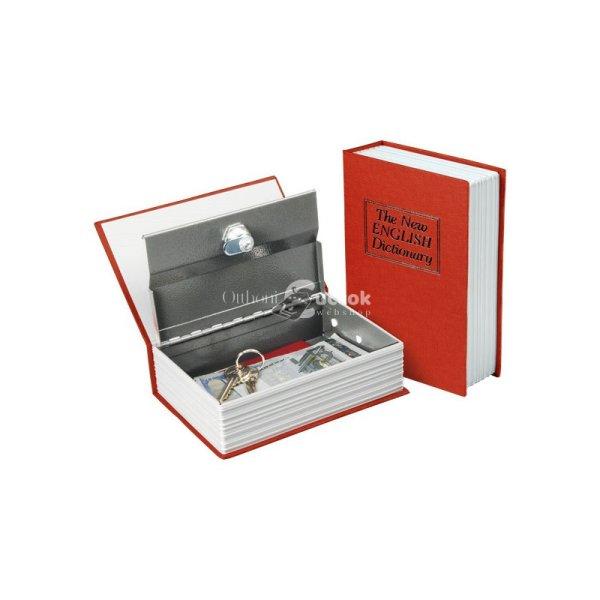 EXTOL CRAFT pénzkazetta, könyv típusú, 2db kulccsal, változó színekben,
festett acél, műanyag/papír borítás ; 180×115×54mm