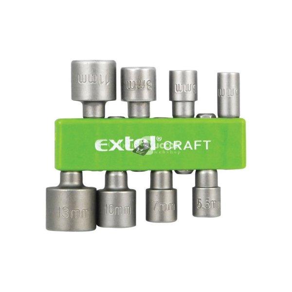 EXTOL CRAFT behajtó klt. hatlapfejű csavarhoz 8db;
5-13mm(5-5,5-6-7-8-10-11-13mm),36-38mm hossz, hatszög befogás, nem mágneses,
C.V.