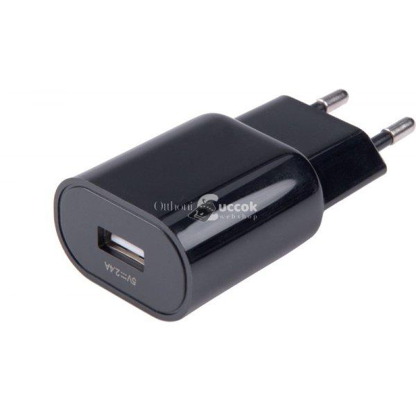 EXTOL ENERGY hálózati USB töltő adapter, 2,4A / 12W, kábel nélkül
