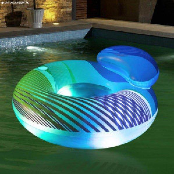 Swim Bright úszógumi beépített LED világítással, 1,18 mx1,17m