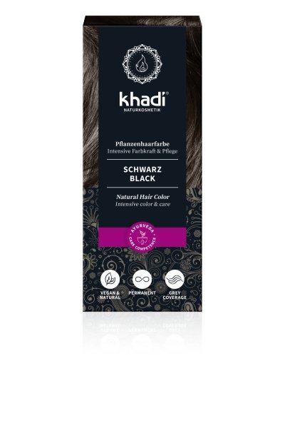 Khadi bio hajfesték por fekete 100 g