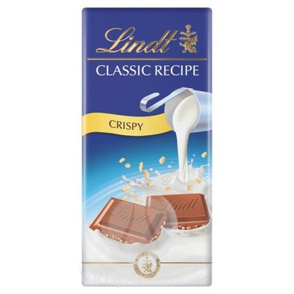 Lindt Classic Milk Crispy tejcsokoládé 100g