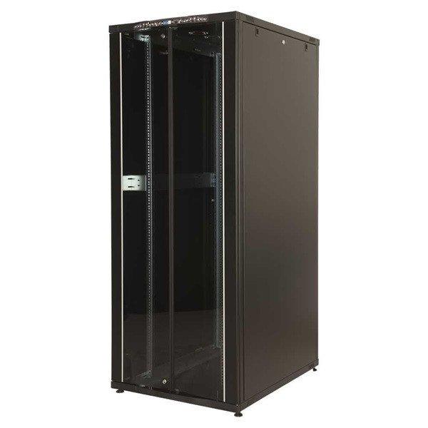 Lande LN-CK42U6080-BL CK 19" 42U 600x800 fekete álló rack szekrény