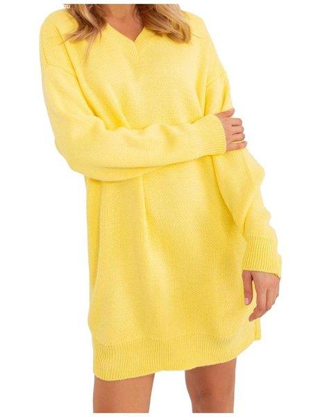 sárga hosszú pulóver