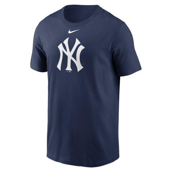 Nike T-shirt Men's Fuse Large Logo Cotton Tee New York Yankees midnight
navy
