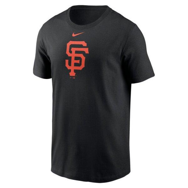 Nike T-shirt Men's Fuse Large Logo Cotton Tee San Francisco Giants black