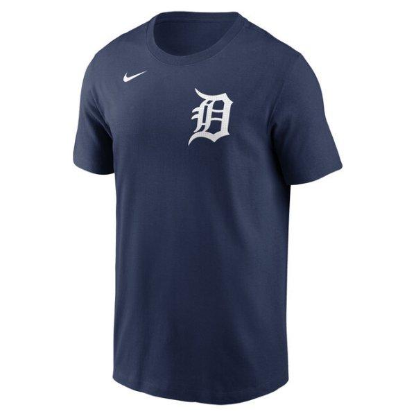 Nike T-shirt Men's Fuse Wordmark Cotton Tee Detroit Tigers midnight navy