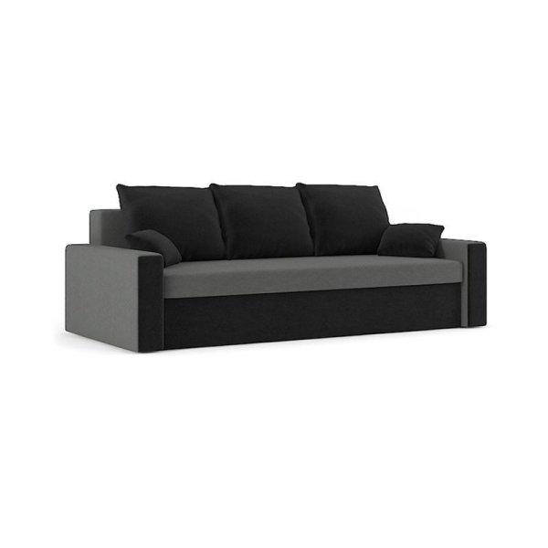 Robson kanapéágy, normál szövet, hab töltőanyag, szín - szürke / fekete
