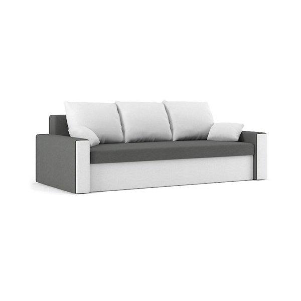 Robson kanapéágy, PRO szövet, bonell rugóval, szín - szürke / fehér