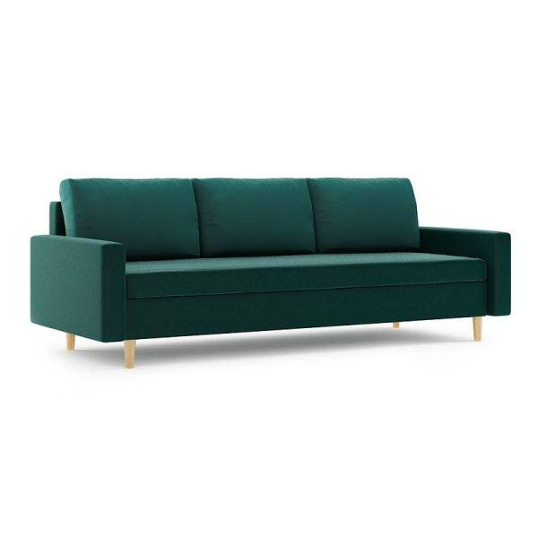 Antelao kanapéágy, PRO szövet, bonell rugóval, szín - smaragdzöld
