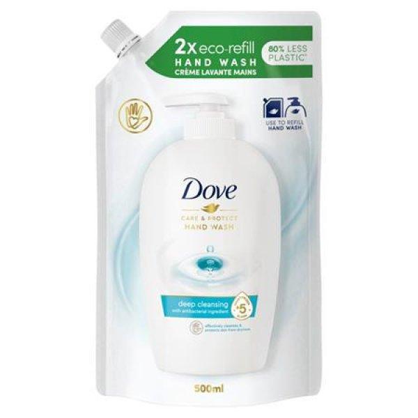 Folyékony szappan utántöltő, 500 ml, DOVE "Care&Protect"