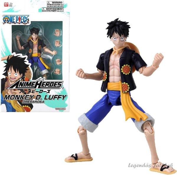 Anime Heroes - One Piece Luffy Dressrosa outfit figura 17 cm