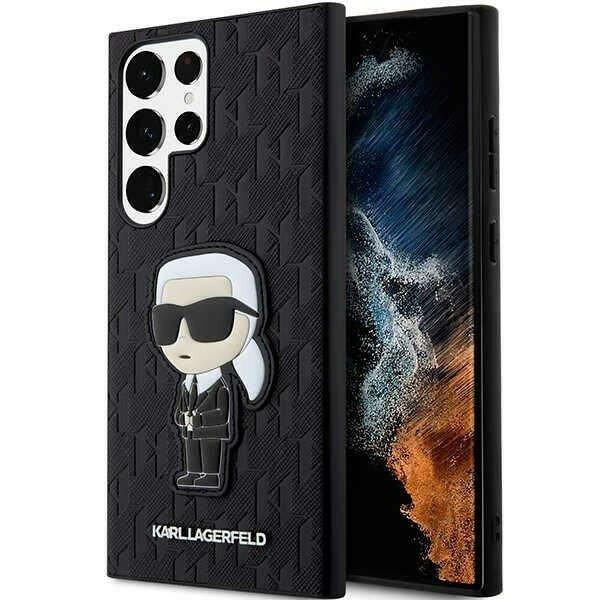 Karl Lagerfeld KLHCS23LSAKLHKPK Samsung Galaxy S23 Ultra hardcase fekete
Saffiano Monogram Ikonik telefontok
