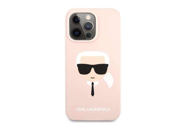 Karl Lagerfeld Head Liquid Apple iPhone 13 Pro Max Szilikon Tok -
Rózsaszín/Mintás