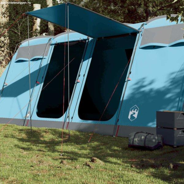 vidaXL 8 személyes kék vízálló alagút alakú családi sátor