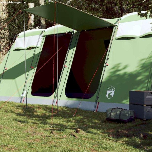 vidaXL 8 személyes zöld vízálló alagút alakú családi sátor