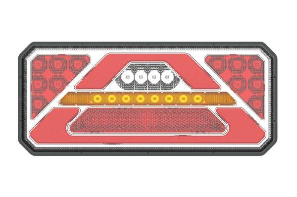 Lampa stop 236x104, LED, 5 functii, ceata, mers inapoi, semnalizare dinamica,
stanga, 02364 Amio