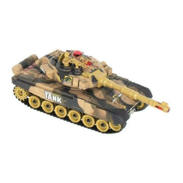 War Tank 9993 - távirányítós tank, 38x21x15 cm, Barna/Camo