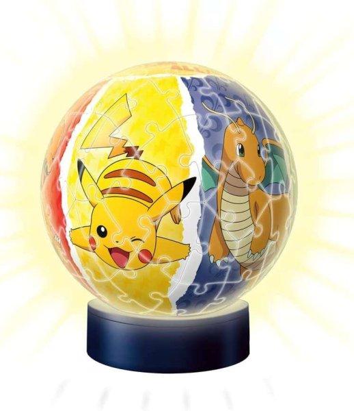 Ravensburger Pokémon éjszakai fény - 72 darabos 3D puzzle