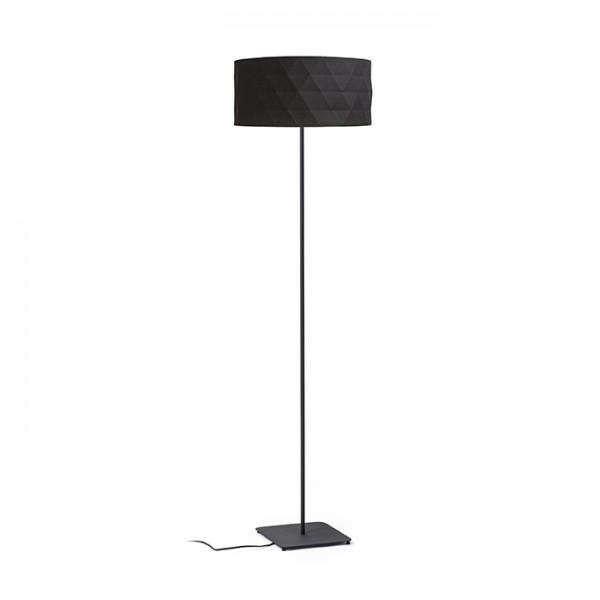 CORTINA/JAKARANDA állólámpa fekete/fekete textil/fém 230V LED E27 15W