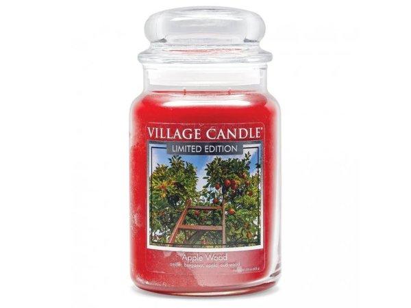 Village Candle Illatgyertya üvegben Almafa (Apple Wood) 602 g