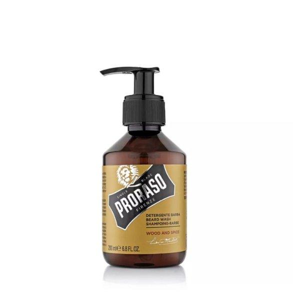 Proraso Szakállszappan Wood & Spice (Beard Wash) 200 ml