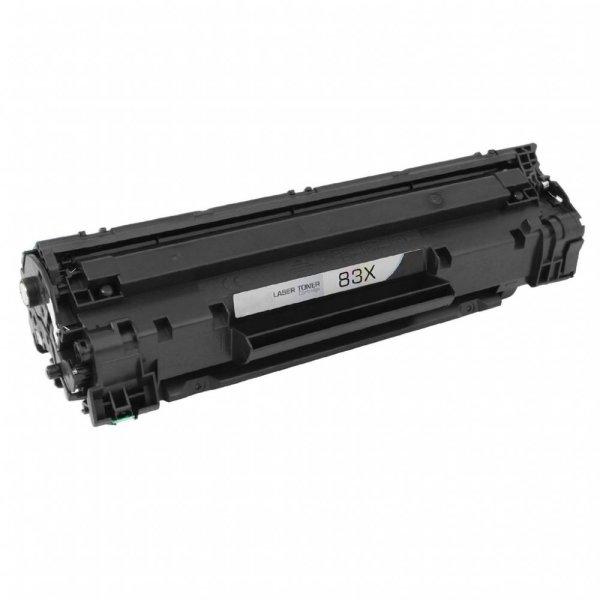 HP -hez, CF283X (Nr. 83X) fekete UTÁNGYÁRTOTT toner, Canon CRG-737
kompatibilis