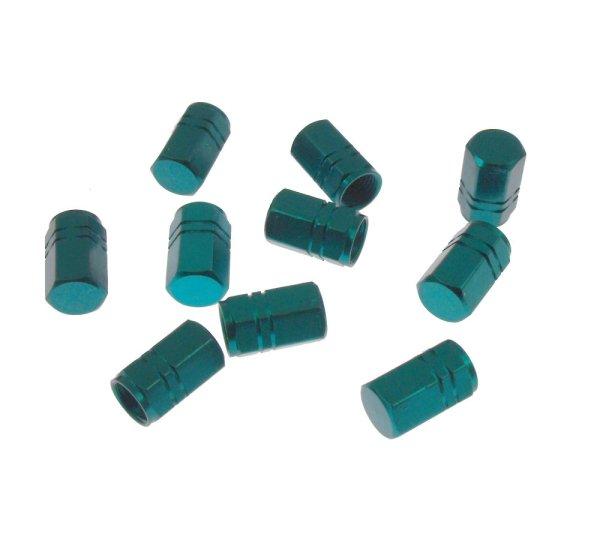 Szelepsapka aluminium Zöld