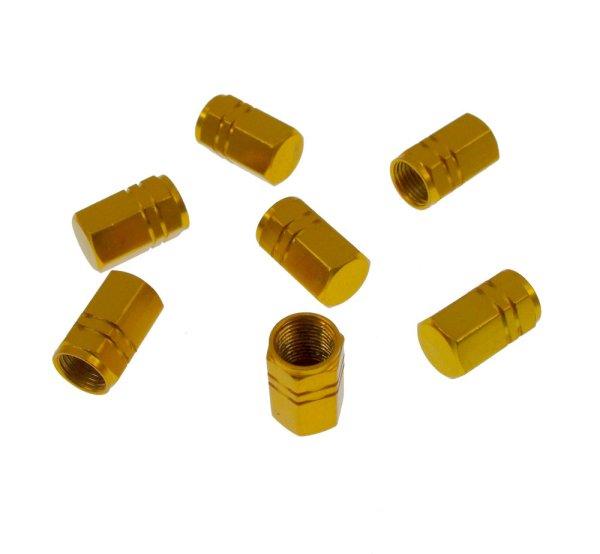 Szelepsapka aluminium Sárga