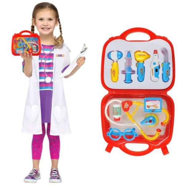 Kis méretű hordozható orvosi készlet hanghatásokkal
orvosi táskában - oktató játék (BBJ)