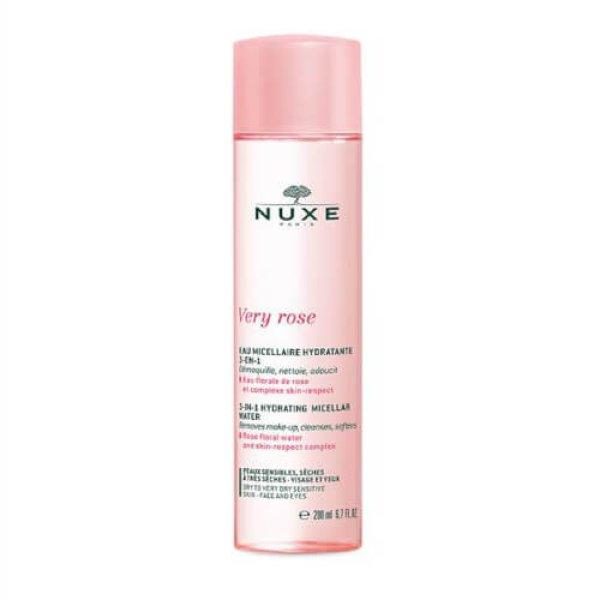 Nuxe Hidratáló micellás víz száraz bőrre 3 az
1-ben Very Rose (Hydrating Micellar Water 3-in-1) 200 ml