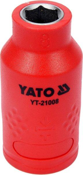 YATO Dugókulcs 8 mm 3/8 col 1000V-ig szigetelt YATO YT-21008