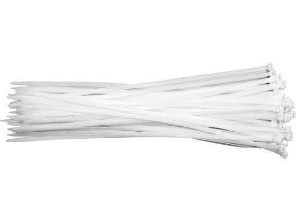 YATO Kábelkötegelő fehér 400 x 7,6 mm (50 db/cs) YATO