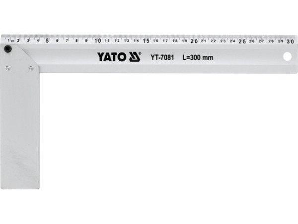 YATO 7081 Asztalos derékszög Alumínium 300mm YT-7081