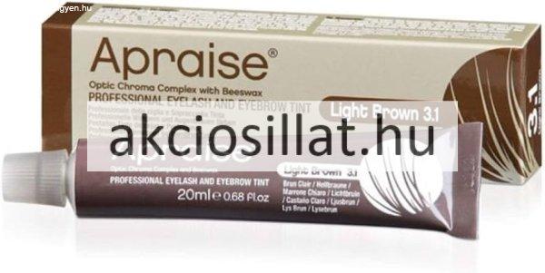 Apraise Light Brown 3.1 világos barna szemöldök és szempilla festék 20ml