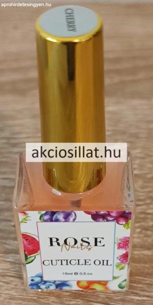 Rose Nails Cuticle Oil Cherry Cseresznye illatú körömágy olaj 15ml