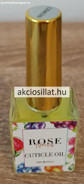 Rose Nails Cuticle Oil Lemon Citrom illatú körömágy olaj 15ml