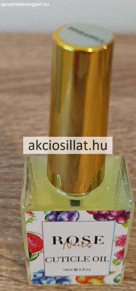 Rose Nails Cuticle Oil Pineapple Ananász illatú körömágy olaj 15ml